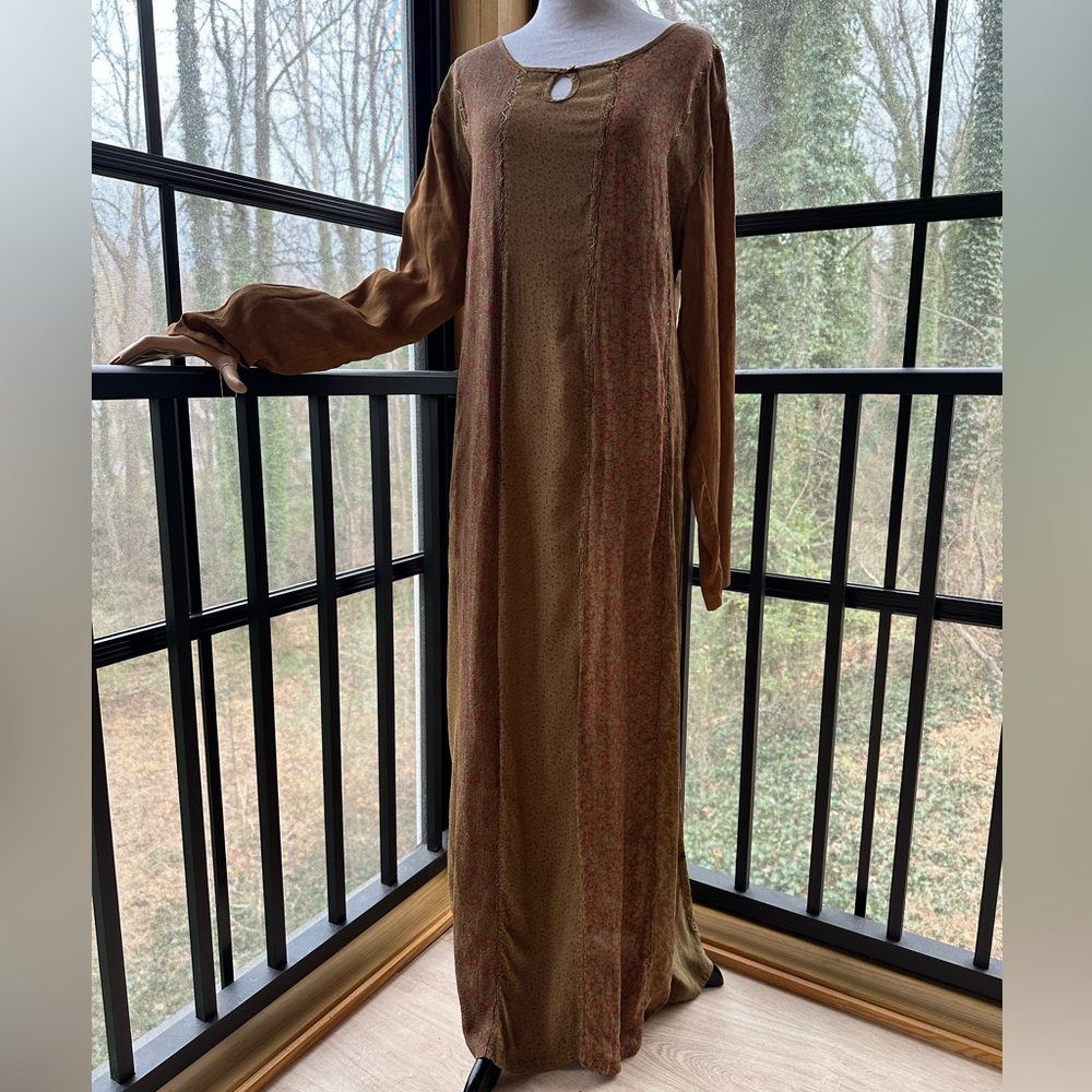 Vintage Sacred Threads Maxi Boho Patchwork Hippie… - image 16